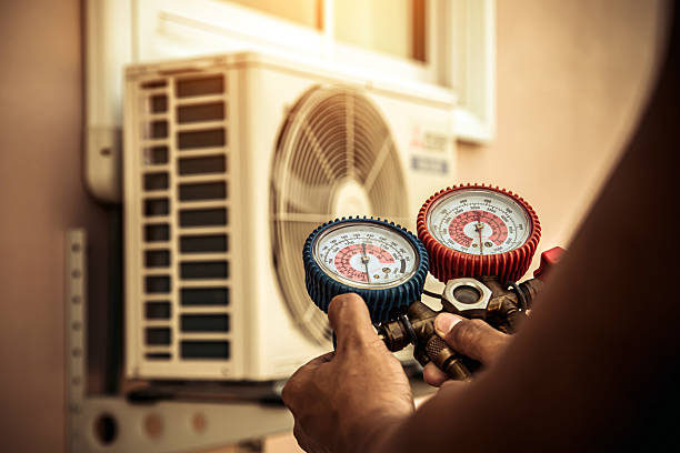Professional Hvac Installation technician working in Rockville, VA